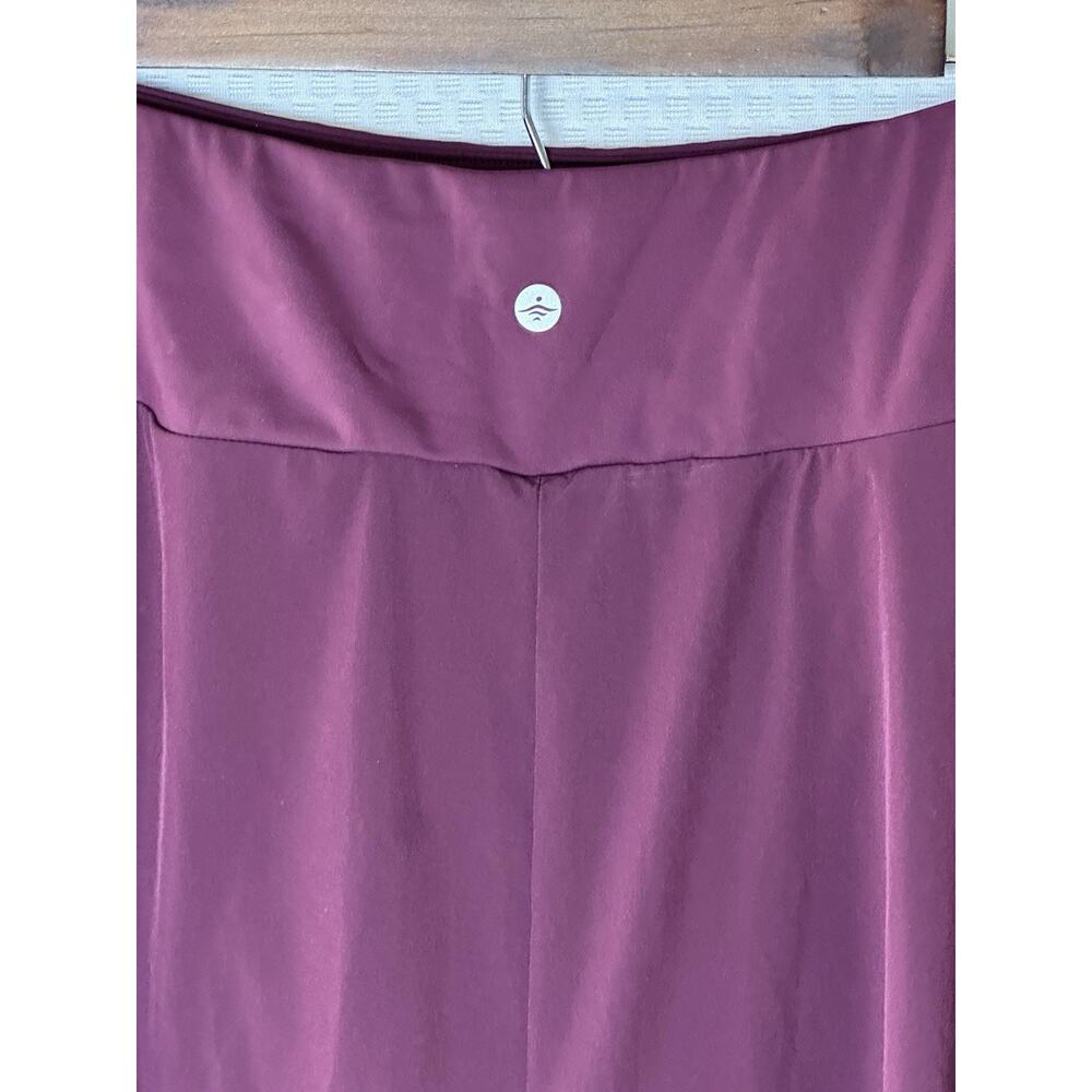 Halara Breezeful Skirt Shorts Maroon High Waisted Quick Dry Maxi Large - Picture 3 of 9